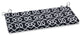 Out/Indoor Kirkland Bench Cushion, Black