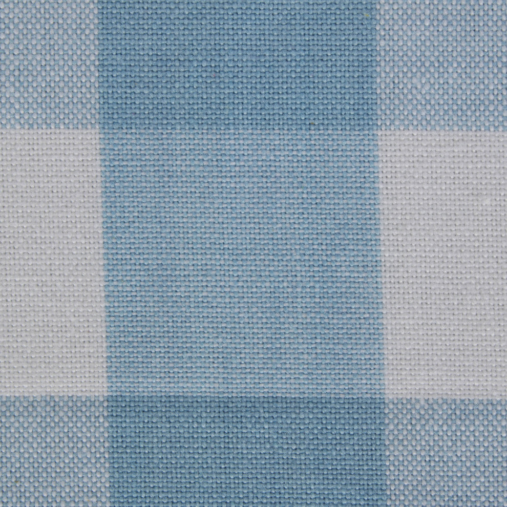 Light Blue Buffalo Check Tablecloth 52X52