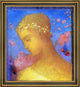 Odilon Redon Beatrice - 20" x 25" Framed Premium Canvas Print