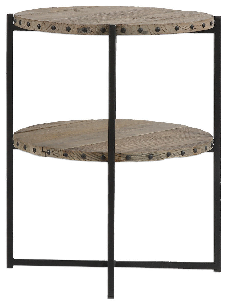 Uttermost Kamau Round Accent Table