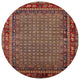 Ahgly Company Indoor Round Mid-Century Modern Area Rugs, 5' Round