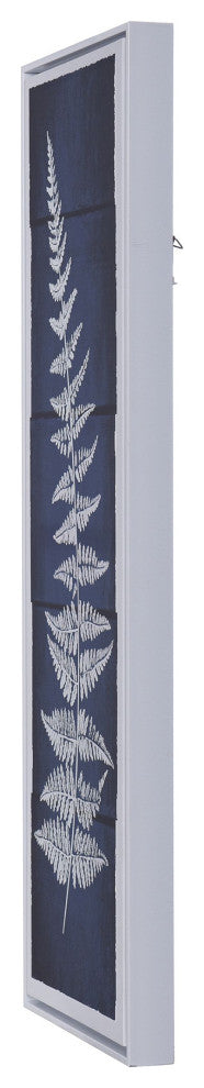 Printed Canvas With Silver Stamp With White Outer Frame