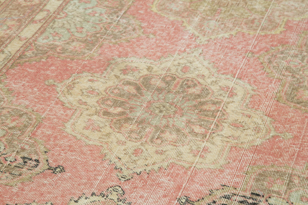 Rug N Carpet - Handmade Turkish 4' 8" x 12' 7" Unique Runner Rug