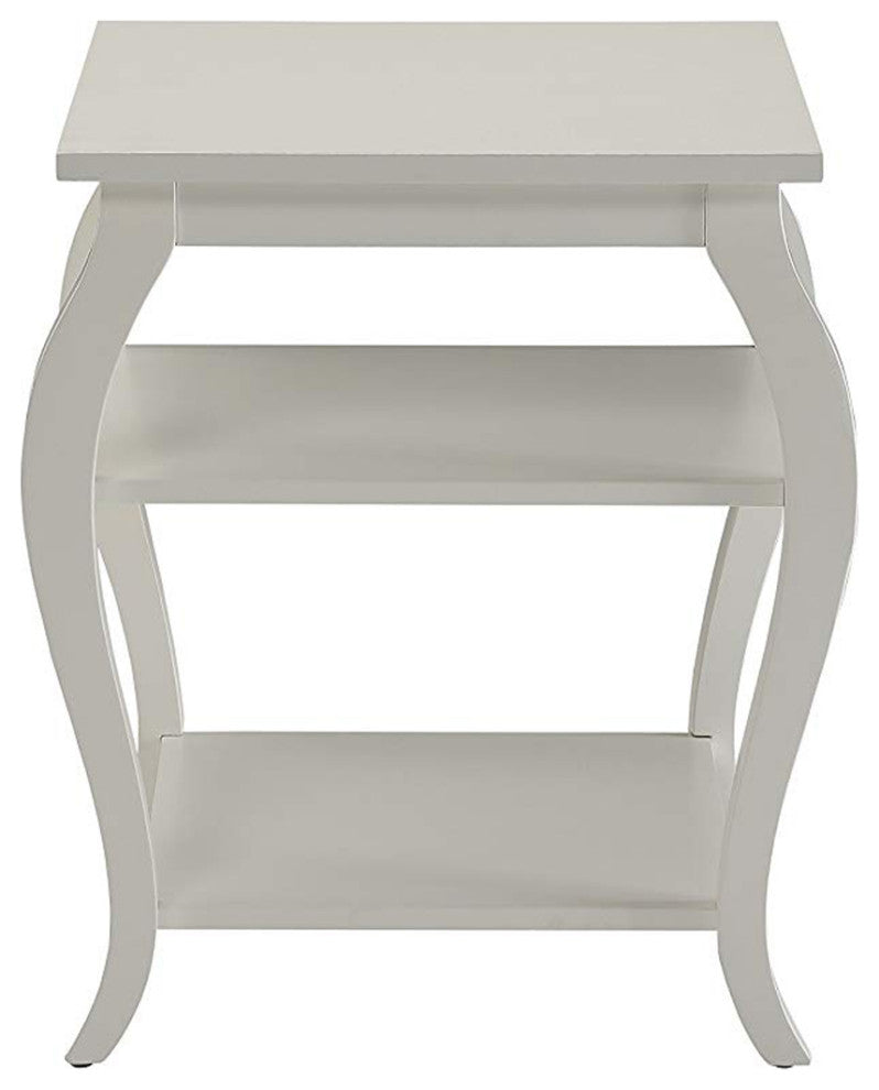 Becci End Table, White