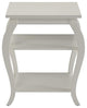 Becci End Table, White
