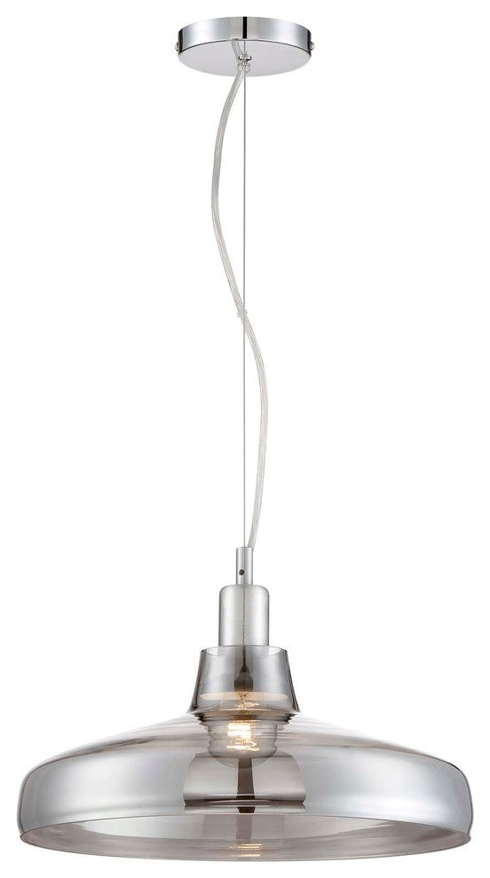 Dover Glass Pendant, Dark Gray