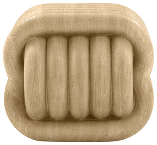 Love Indoor / Outdoor Accent Stool, Travertine