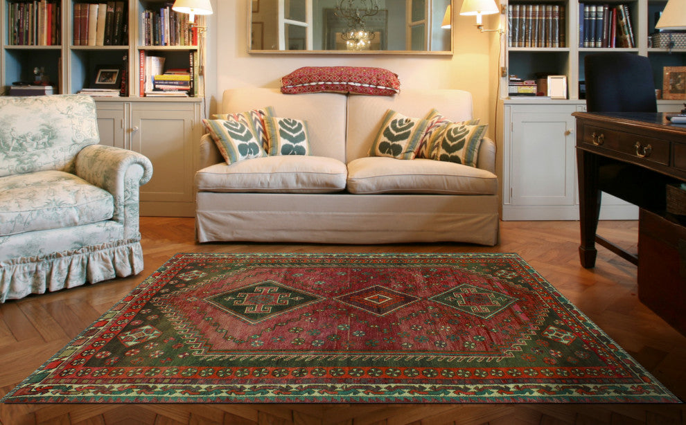 Semi-Antique Khanum Purple Rug