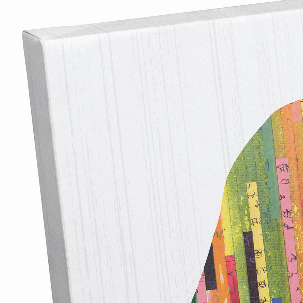 Colorful Elephant Print on Canvas