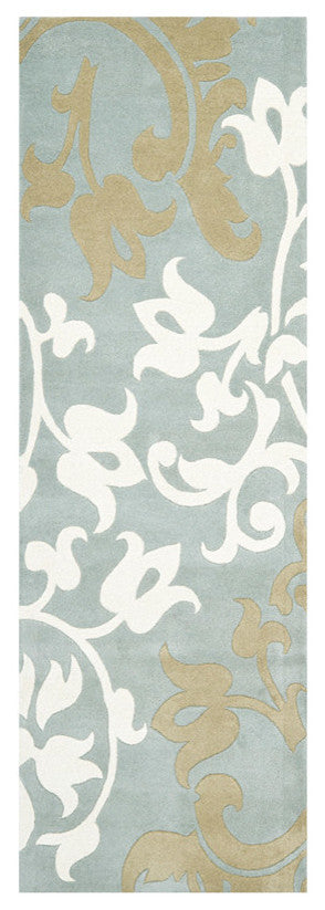 Safavieh Soho Soh760B Floral Rug, Blue/Multi, 5'0"x8'0"