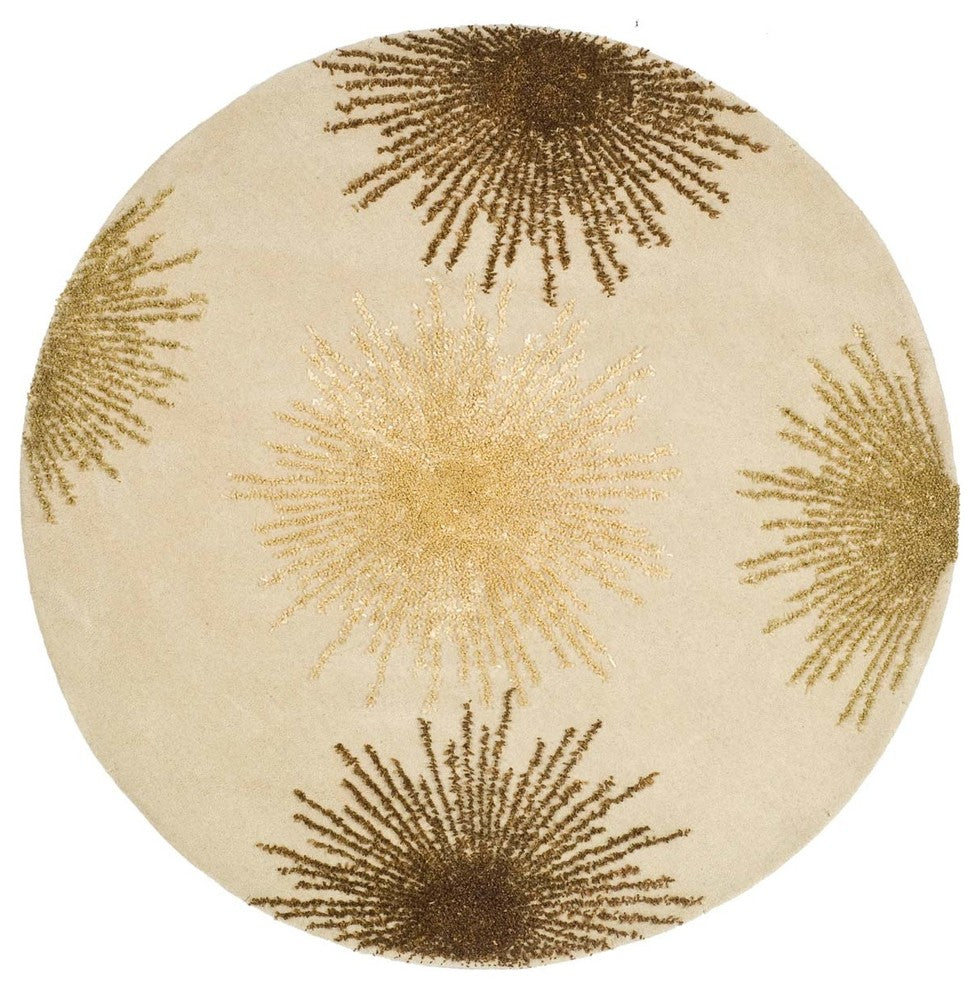 Safavieh Soho soh712a Rug, Beige, 8'0"x8'0" Round