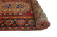 Fine Vintage Distressed Taysir Burgundy/Charcoal Runner, 3'11x13'3