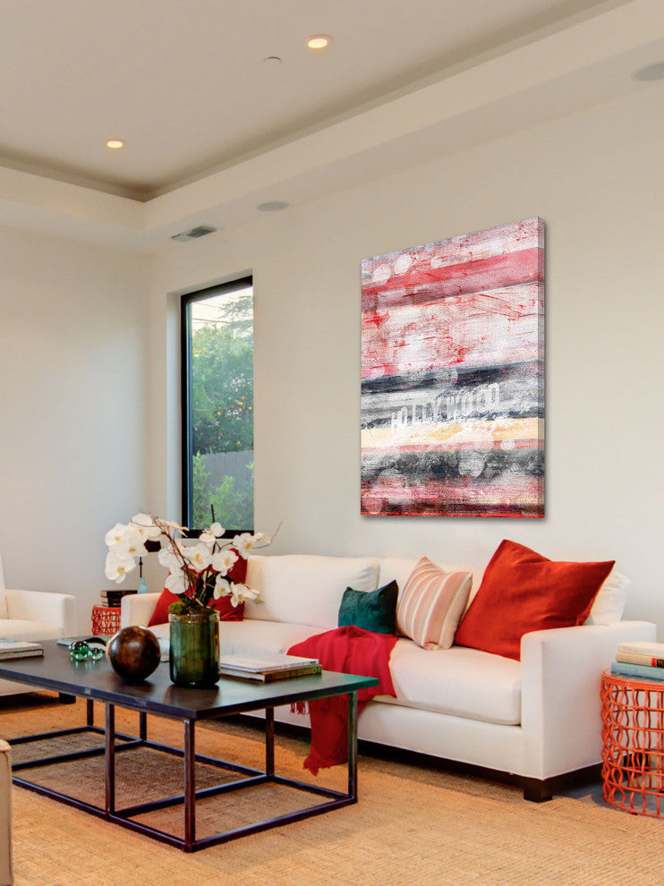 "Hollywood Colors" Print on Canvas, 40"x60"