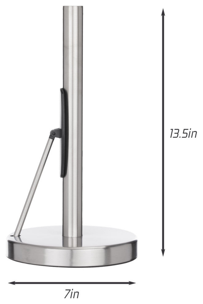 Jiallo Stainless Steel Paper Towel Holder with Tension Arm