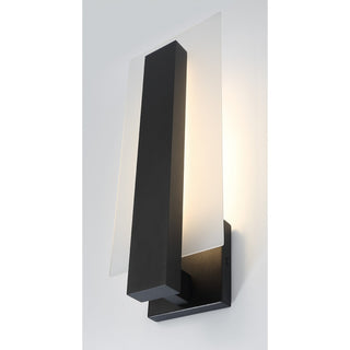 Carta 1-Light 17.75" Sconce, Black