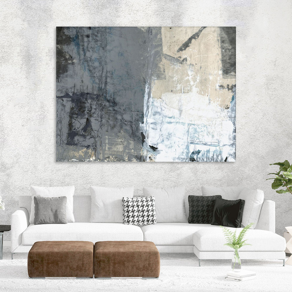 "Shades of Grey I" Fine Art Giant Canvas Print, 54"x72"