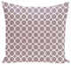 Link Lock Geometric Print Pillow, Smog, 26"x26"