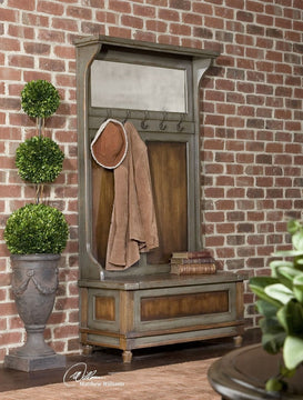 Uttermost Riyo Distressed Hall Tree