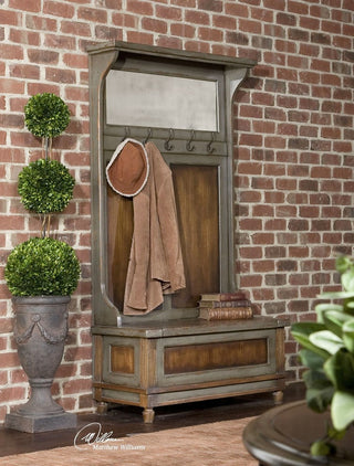 Uttermost Riyo Distressed Hall Tree