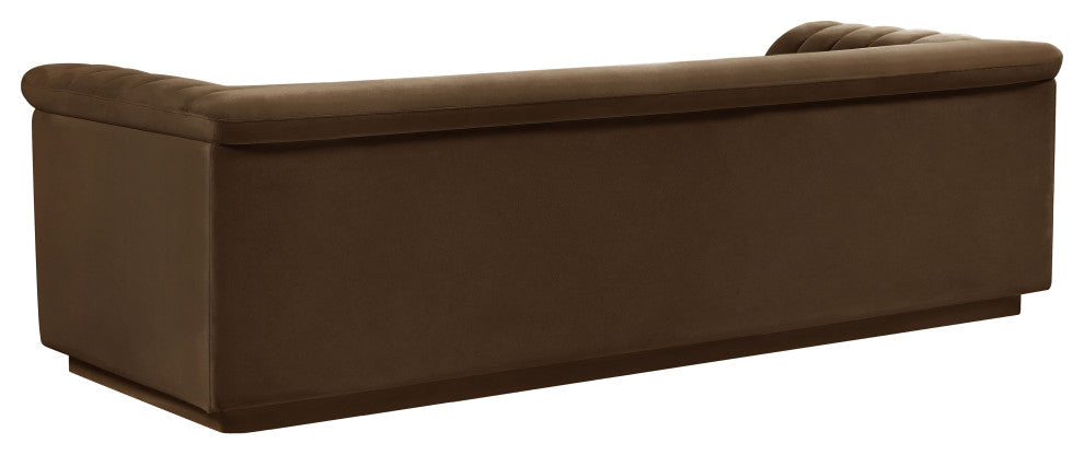 Cascade Upholstered Set, Brown, Velvet, Sofa