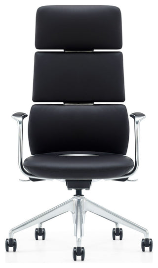 Modrest Clyne Modern Black Vegan Leather Executive Office Chair