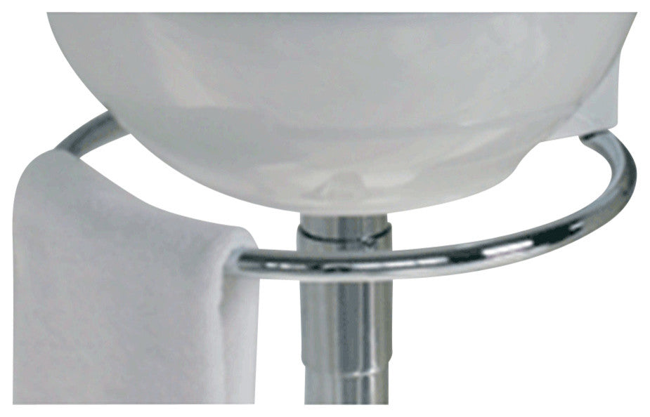 Lacava Piccolo Collection Towel Bar, Polished Chrome