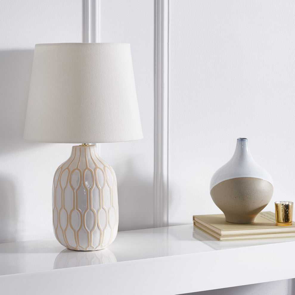 Safavieh Lansing Table Lamp White