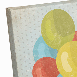 Balloons Gift From Above 12x12 Canvas Wall Art