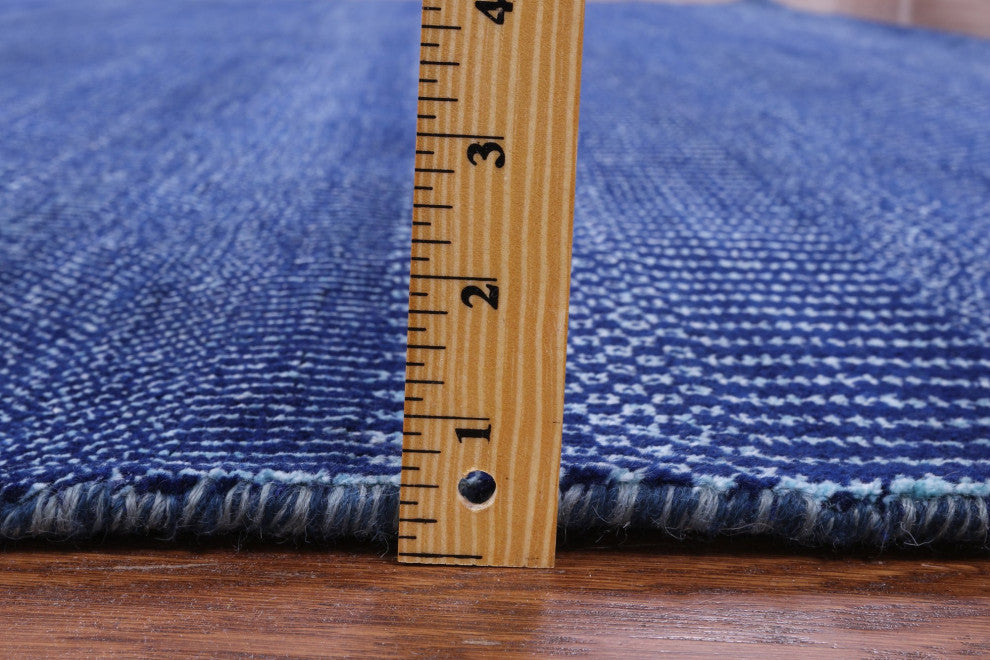8' 0" X 10' 2" Savannah Grass Handmade Wool and Silk Rug Q11428