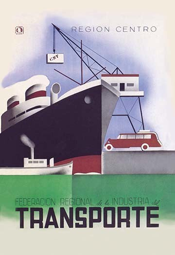 Regional Federation of the Transport Industry - Canvas Poster 20" x 30"
