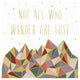 "Written in the Stars IV on White" Paper Print by Laura Marshall, 42"x42"