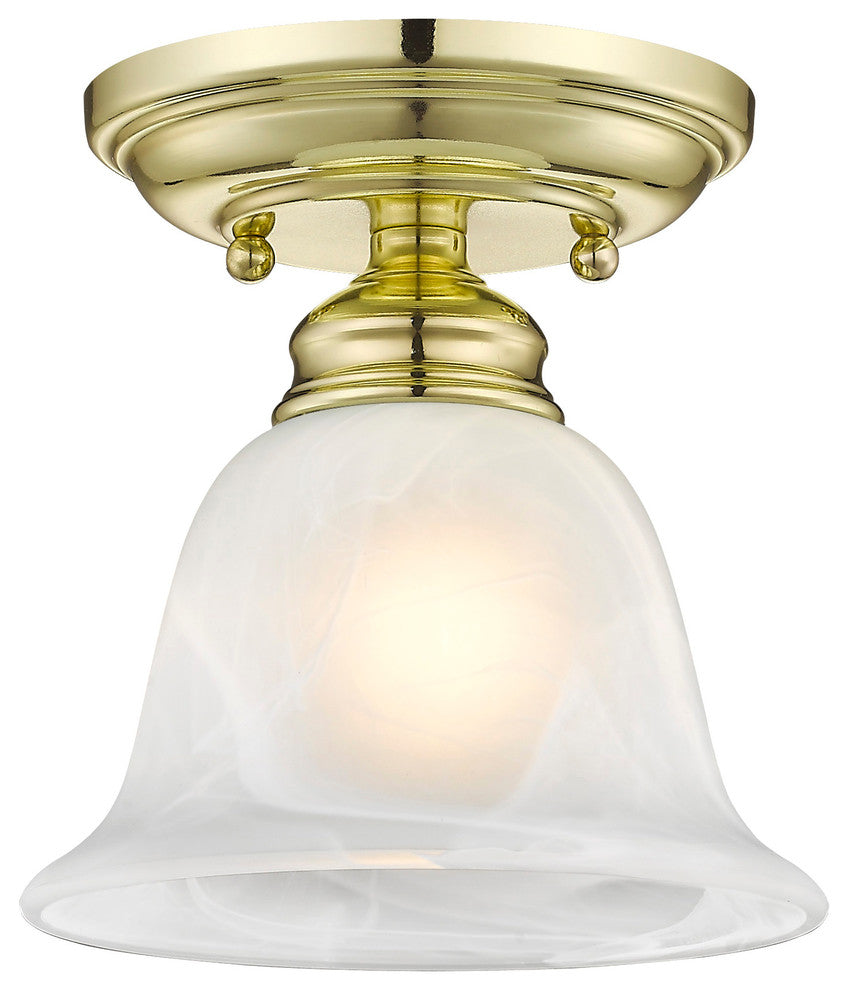 Essex Ceiling Mount, Polished Brass