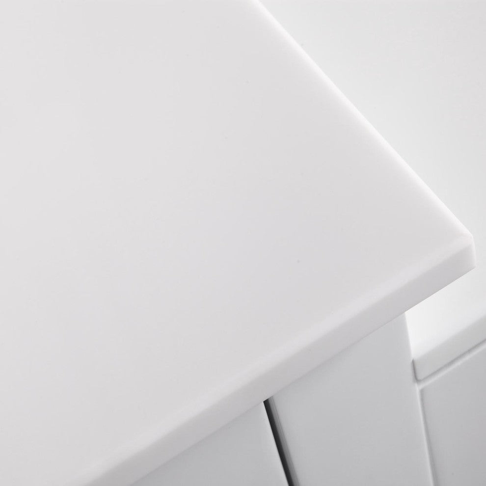 Modern Vanity Cabinet Sets Style 2 by LessCare, White, 30"