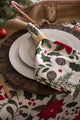 DII Woodland Christmas Tablecloth 52x52"