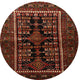 Ahgly Company Indoor Round Traditional Area Rugs, 4' Round