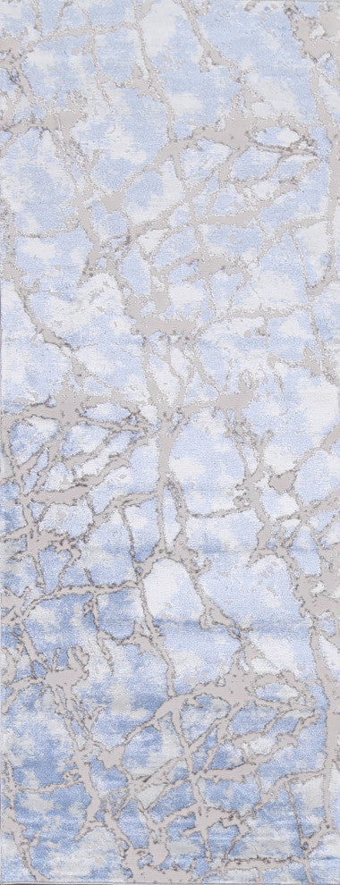 Turkish Oriental Abstract Transitional Rug Contemporary Carpet 3x10