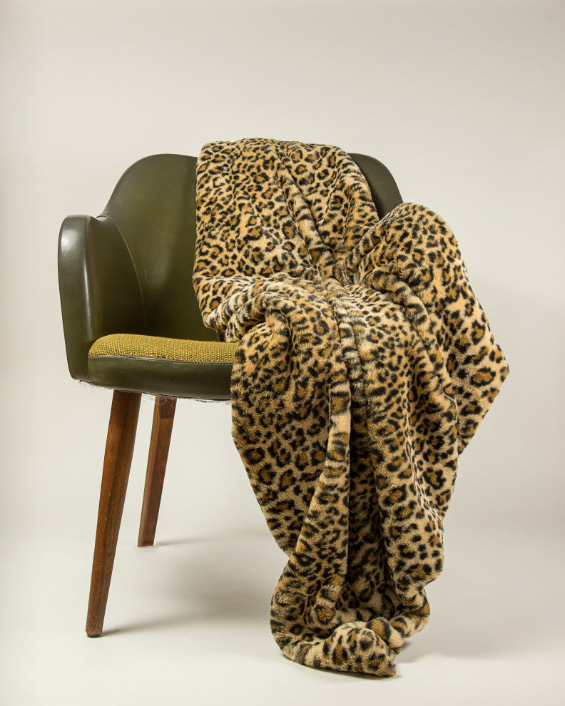 Luxe Home Decor Classic Faux Fur Throw, 1-Piece, 50"x60"