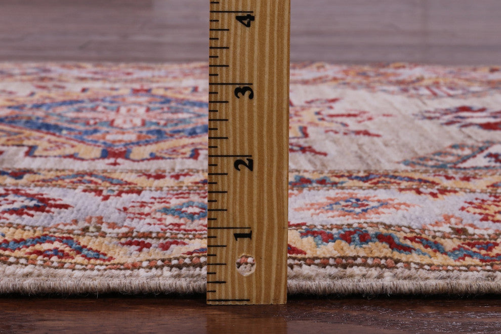 Runner Super Kazak Handmade Rug 2' 8" X 9' 0" - Q12842