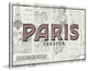 "Paris Fashion" Painting Print on Canvas by Saturday Evening Post