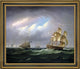 James E Buttersworth H. M. S. BrunswickFramed Premium Canvas Print, 20"x16"