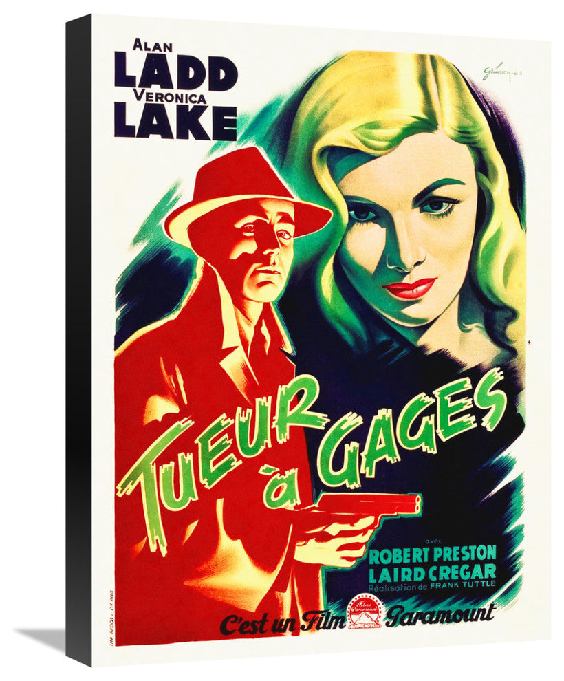 "French - This Gun For Hire" Canvas Giclee by Hollywood Photo Archive, 17"x22"