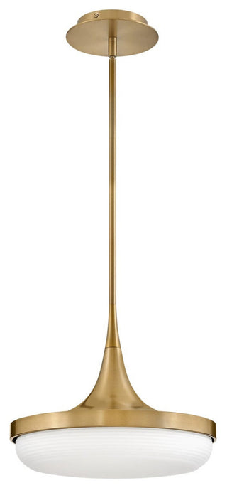Fredrick Ramond Elsa Medium Led Convertible Pendant, Lacquered Brass
