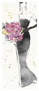 "Floral Fashion III" Digital Paper Print by Anne Tavoletti, 22"x52"