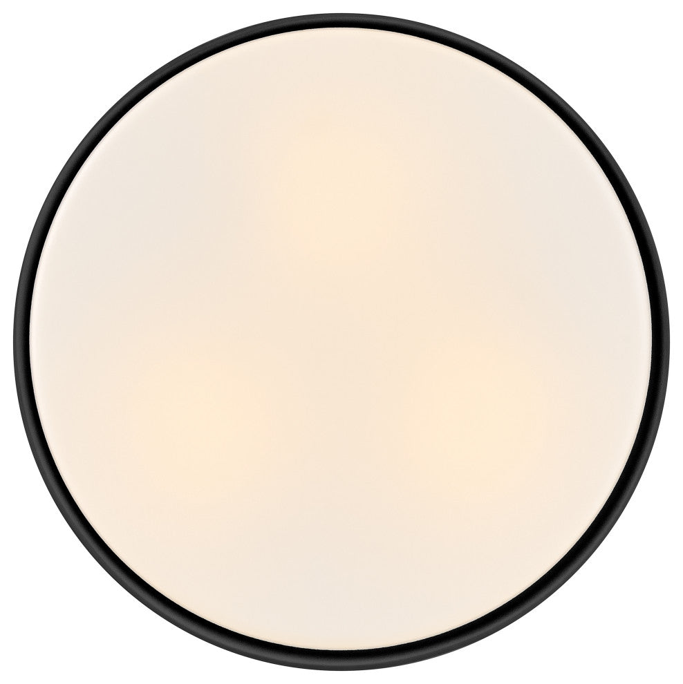Hinkley Cedric Medium Flush Mount, Black