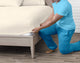 GOTS Certified 300TC Organic Cotton Wrinkle Resistant Fitted Sheet 17" Pockets,