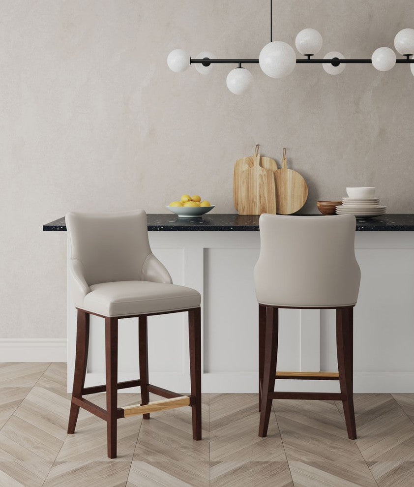 Manhattan Comfort Shubert Barstool, Set of 2