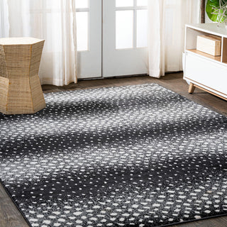 Antelope Modern Animal Black/Cream 4'x6' Area Rug