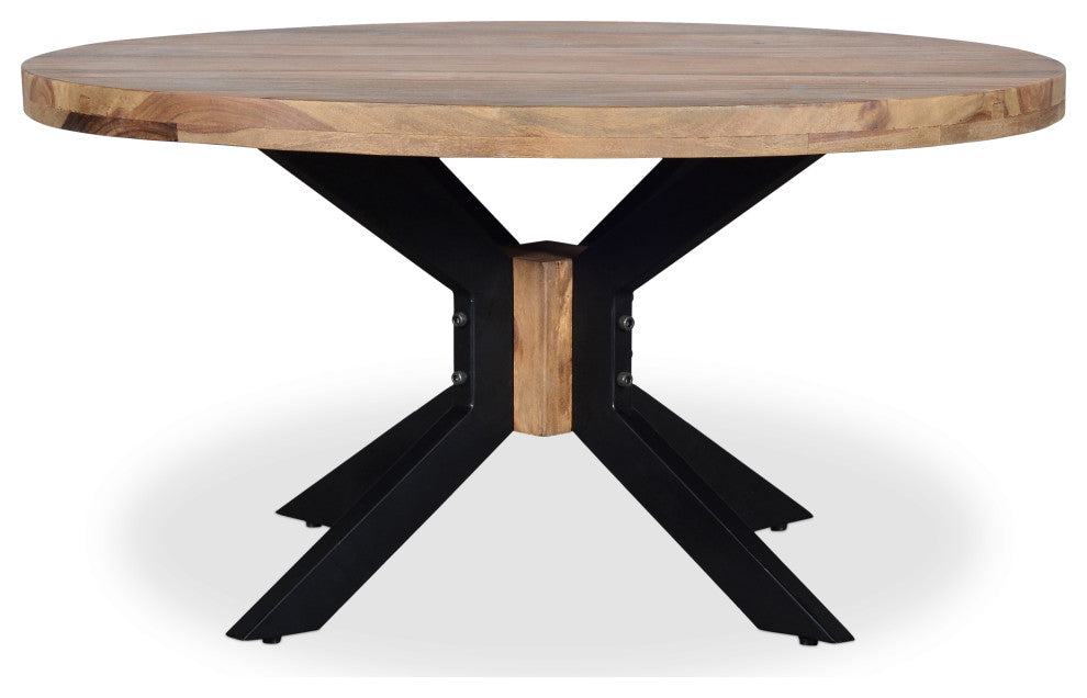 ROOT Sheesham Wood Round Coffee Table