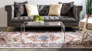 Unique Loom Cream Larissa Utopia 5' 0 x 8' 0 Area Rug