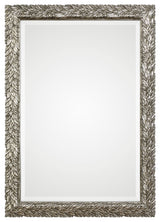 Evelina Silver Leaves Mirror